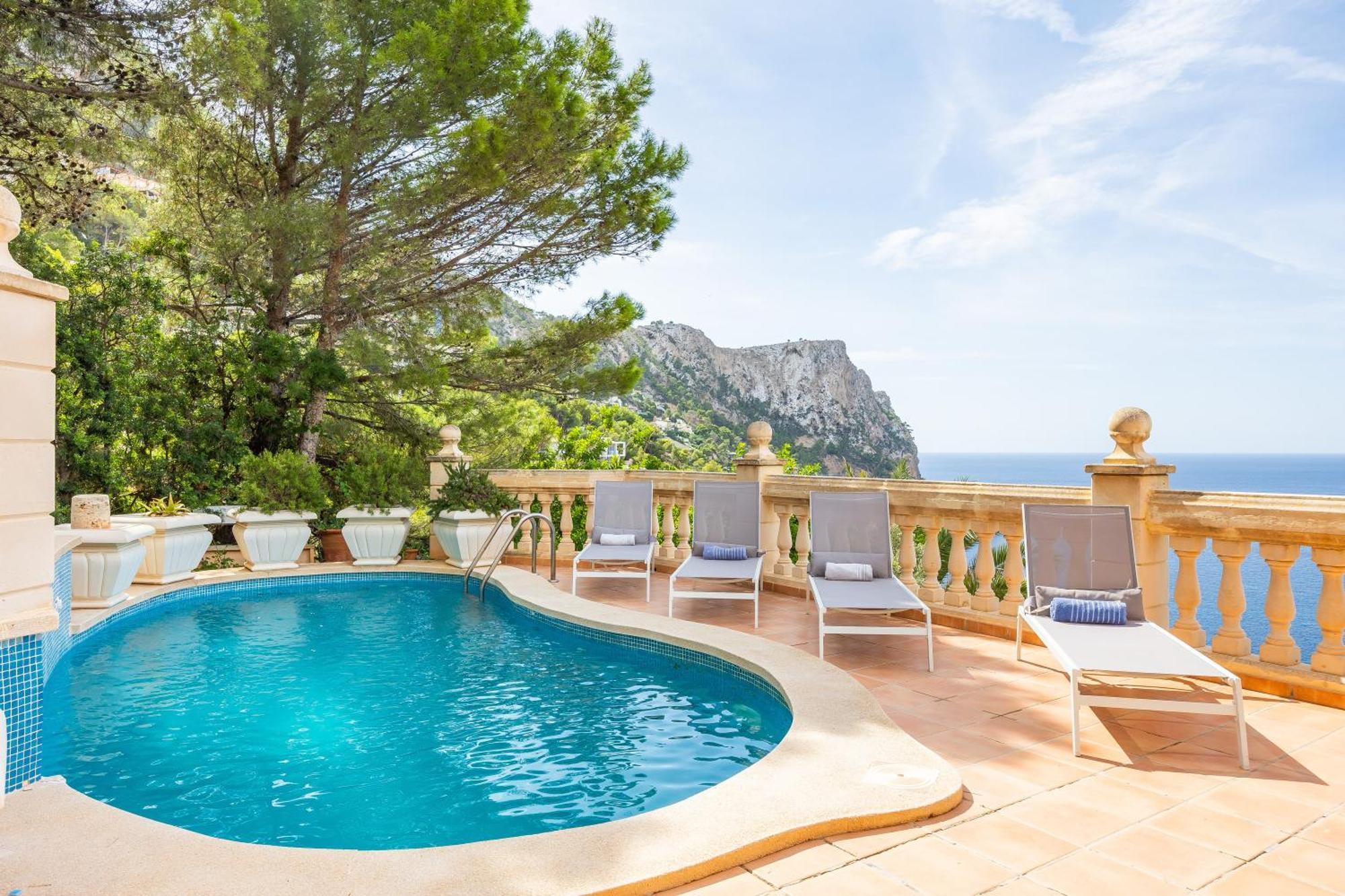 Villa Cala Llamp Andraitx Bagian luar foto