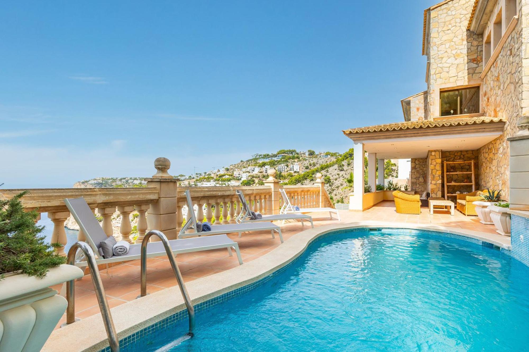 Villa Cala Llamp Andraitx Bagian luar foto